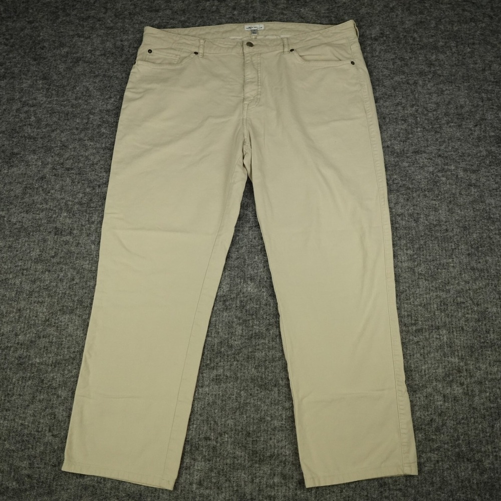 Peter Millar Pants Mens‎ 40 Beige Vintage 5 Pocket Canvas Straight Leg Casual